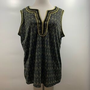 JONES NEW YORK V-Neck Top Size 2X